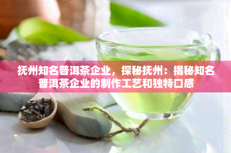 抚州知名普洱茶企业，探秘抚州：揭秘知名普洱茶企业的制作工艺和独特口感