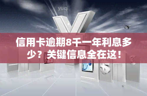 信用卡逾期8千一年利息多少？关键信息全在这！