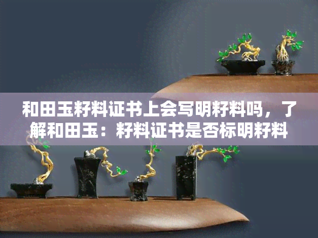 和田玉籽料证书上会写明籽料吗，了解和田玉：籽料证书是否标明籽料信息？