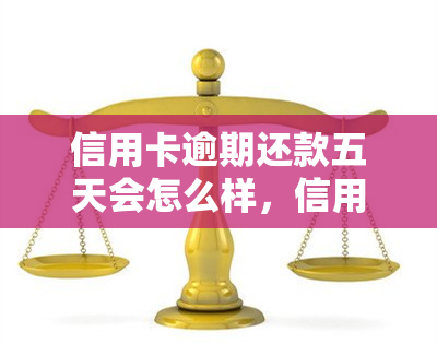 信用卡逾期还款五天会怎么样，信用卡逾期还款五天的后果是什么？