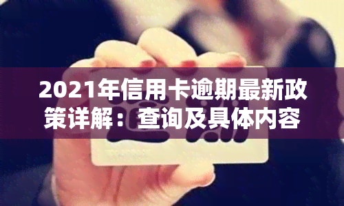 2021年信用卡逾期最新政策详解：查询及具体内容