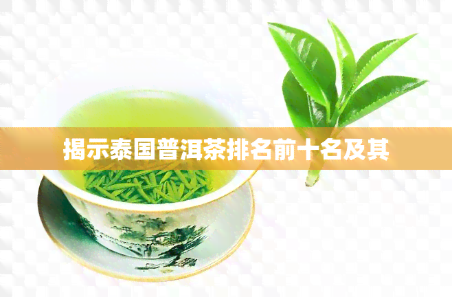 揭示泰国普洱茶排名前十名及其