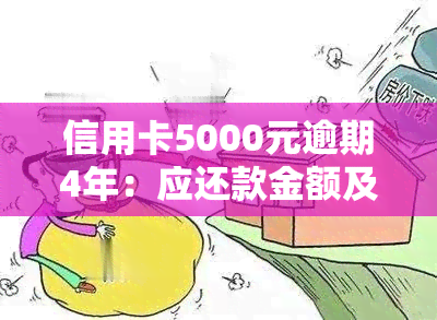 信用卡5000元逾期4年：应还款金额及处理方法