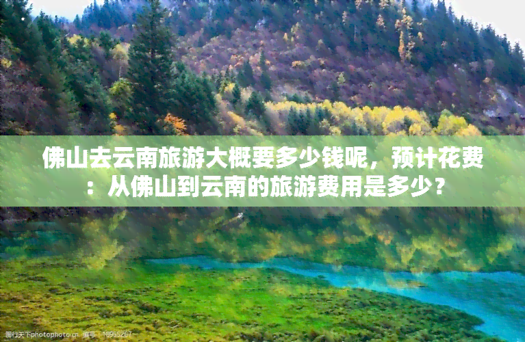 佛山去云南旅游大概要多少钱呢，预计花费：从佛山到云南的旅游费用是多少？