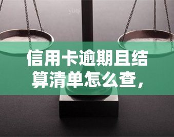 信用卡逾期且结算清单怎么查，如何查询信用卡逾期及结算清单？