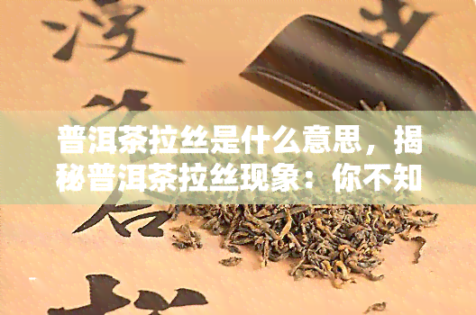 普洱茶拉丝是什么意思，揭秘普洱茶拉丝现象：你不知道的茶叶秘密