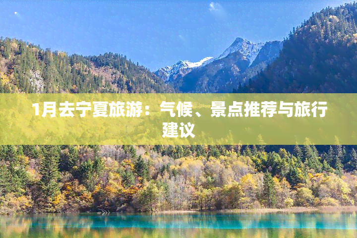 1月去宁夏旅游：气候、景点推荐与旅行建议