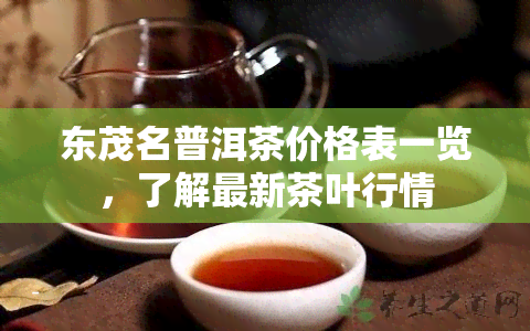 东茂名普洱茶价格表一览，了解最新茶叶行情