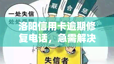 洛阳信用卡逾期修复电话，急需解决信用卡逾期问题？洛阳信用卡逾期修复电话为你提供帮助！