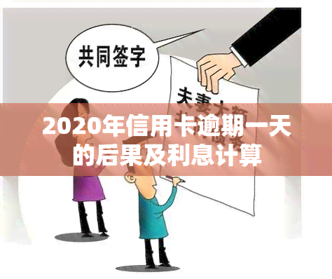 2020年信用卡逾期一天的后果及利息计算