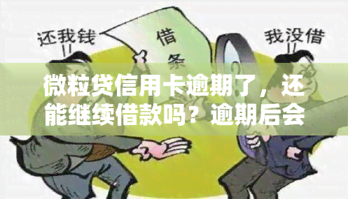 微粒贷信用卡逾期了，还能继续借款吗？逾期后会对微粒贷产生什么影响？