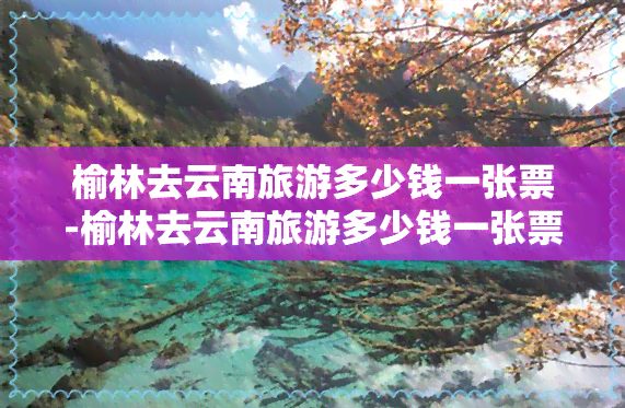 榆林去云南旅游多少钱一张票-榆林去云南旅游多少钱一张票啊