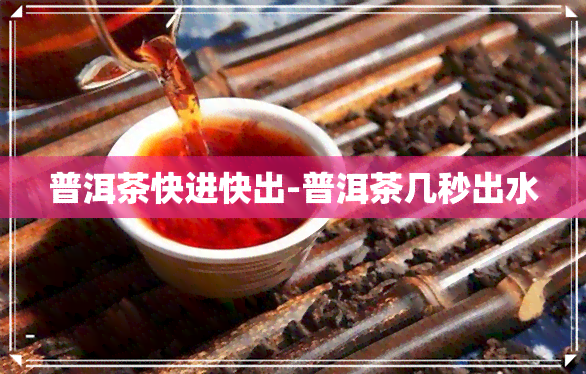 普洱茶快进快出-普洱茶几秒出水