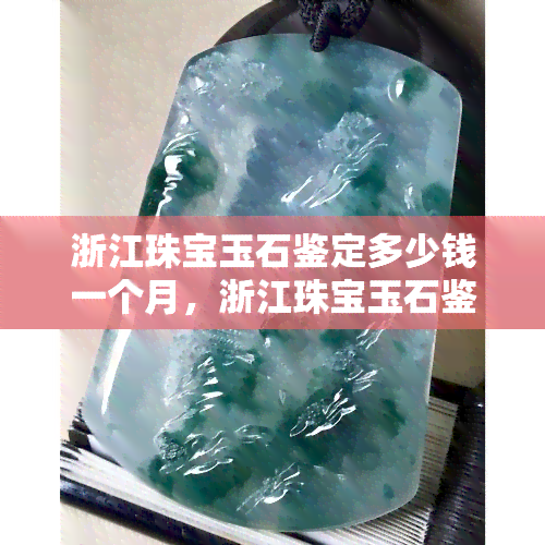 浙江珠宝玉石鉴定多少钱一个月，浙江珠宝玉石鉴定月费用详解