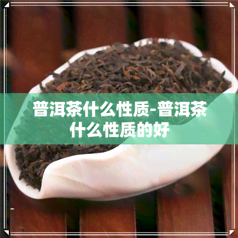 普洱茶什么性质-普洱茶什么性质的好