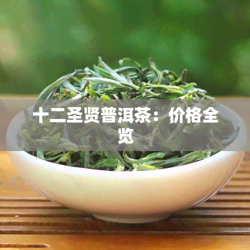 十二圣贤普洱茶：价格全览