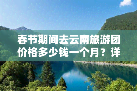 春节期间去云南旅游团价格多少钱一个月？详细行程及费用一览