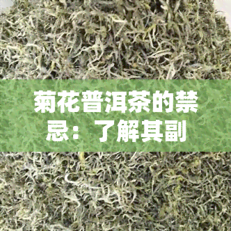 菊花普洱茶的禁忌：了解其副作用与注意事