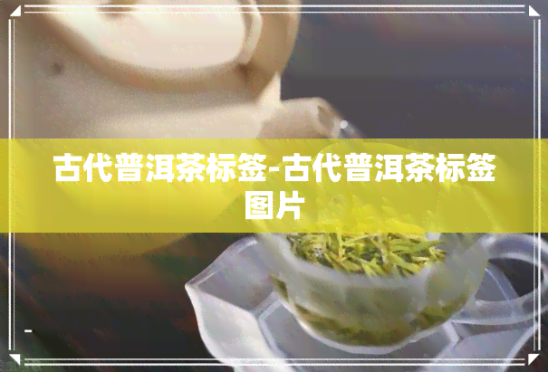 古代普洱茶标签-古代普洱茶标签图片