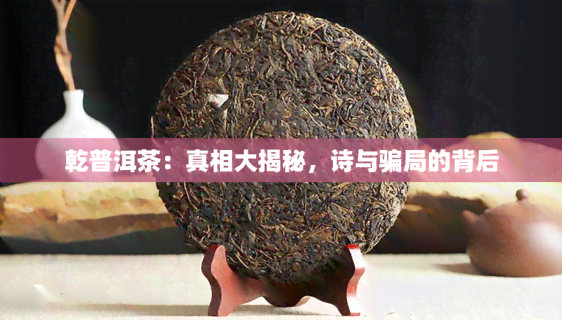 乾普洱茶：真相大揭秘，诗与骗局的背后