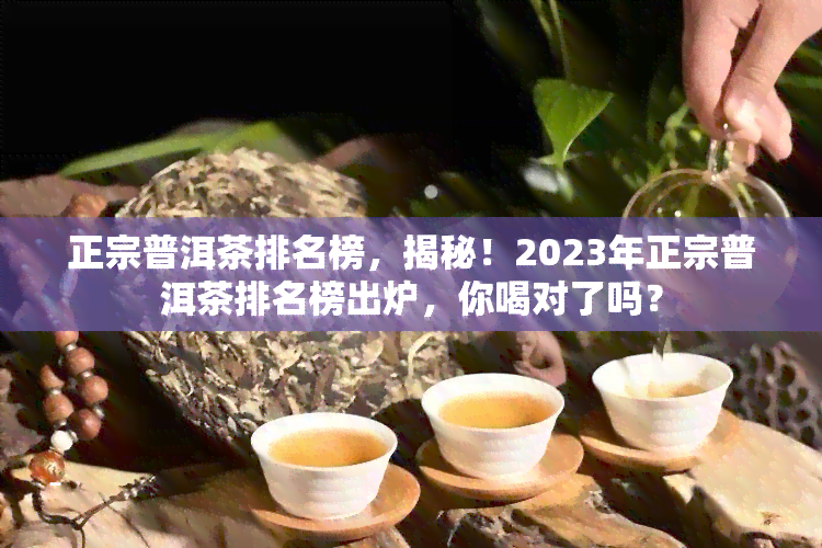 正宗普洱茶排名榜，揭秘！2023年正宗普洱茶排名榜出炉，你喝对了吗？