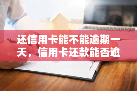 还信用卡能不能逾期一天，信用卡还款能否逾期一天？答案在这里！