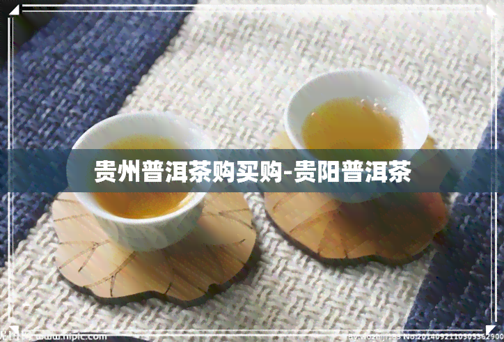 贵州普洱茶购买购-贵阳普洱茶