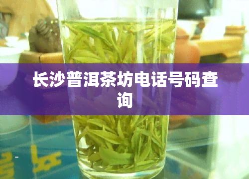 长沙普洱茶坊电话号码查询