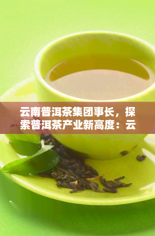 云南普洱茶集团事长，探索普洱茶产业新高度：云南普洱茶集团事长的领导与战略规划