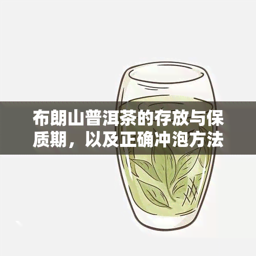 布朗山普洱茶的存放与保质期，以及正确冲泡方法