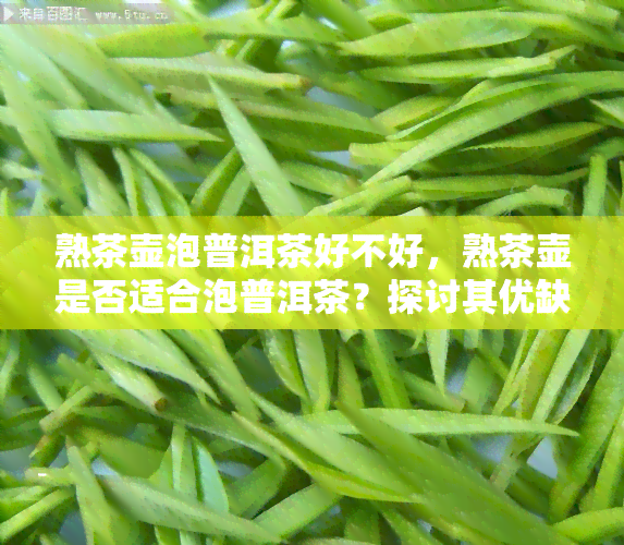 熟茶壶泡普洱茶好不好，熟茶壶是否适合泡普洱茶？探讨其优缺点