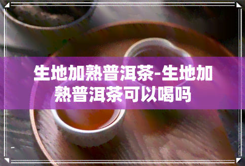 生地加熟普洱茶-生地加熟普洱茶可以喝吗