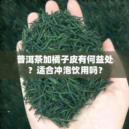 普洱茶加橘子皮有何益处？适合冲泡饮用吗？