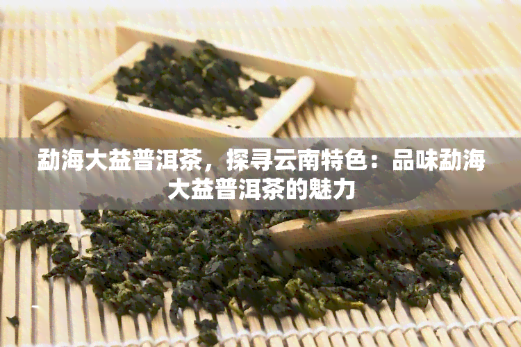 勐海大益普洱茶，探寻云南特色：品味勐海大益普洱茶的魅力