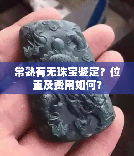 常熟有无珠宝鉴定？位置及费用如何？