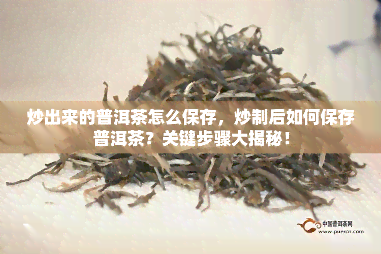 炒出来的普洱茶怎么保存，炒制后如何保存普洱茶？关键步骤大揭秘！