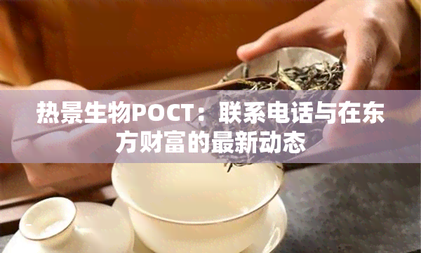 热景生物POCT：联系电话与在东方财富的最新动态