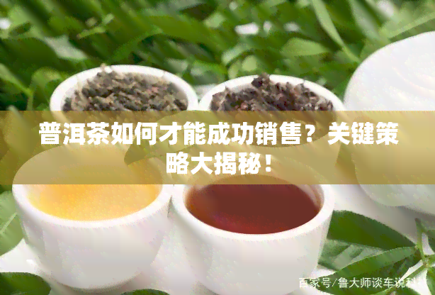 普洱茶如何才能成功销售？关键策略大揭秘！