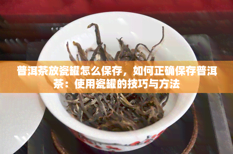 普洱茶放瓷罐怎么保存，如何正确保存普洱茶：使用瓷罐的技巧与方法