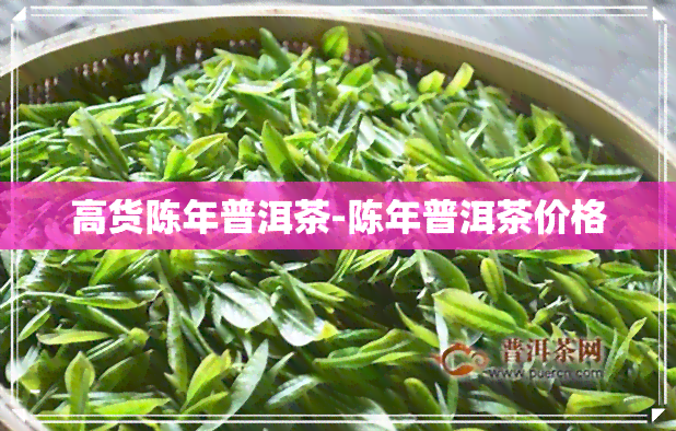 高货陈年普洱茶-陈年普洱茶价格