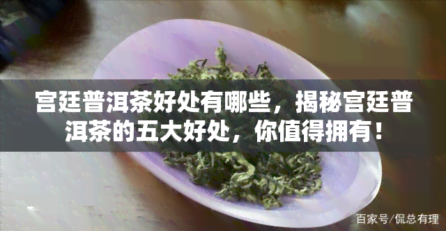 宫廷普洱茶好处有哪些，揭秘宫廷普洱茶的五大好处，你值得拥有！