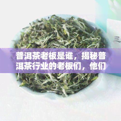 普洱茶老板是谁，揭秘普洱茶行业的老板们，他们是如何在茶业界立足的？