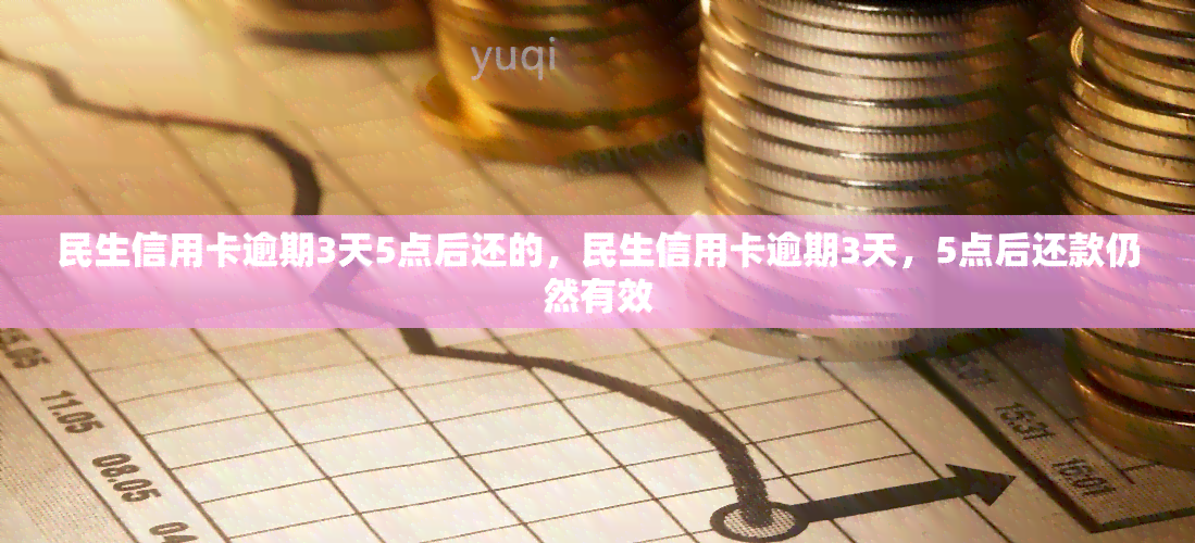 民生信用卡逾期3天5点后还的，民生信用卡逾期3天，5点后还款仍然有效