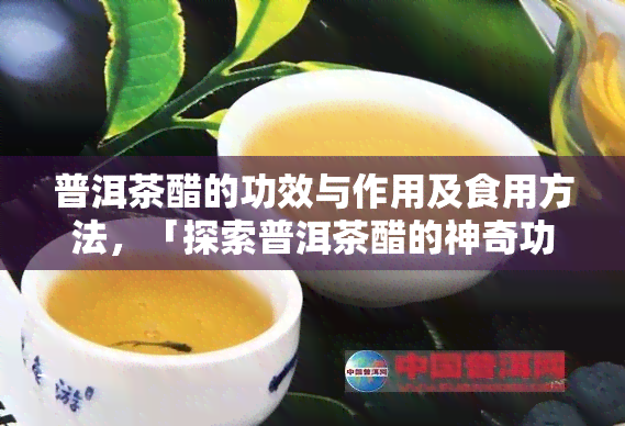 普洱茶醋的功效与作用及食用方法，「探索普洱茶醋的神奇功效与食用方法」