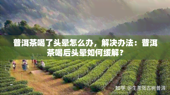 普洱茶喝了头晕怎么办，解决办法：普洱茶喝后头晕如何缓解？