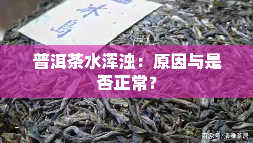 普洱茶水浑浊：原因与是否正常？