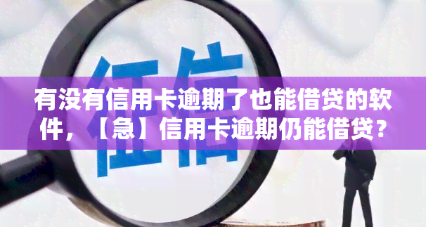 有没有信用卡逾期了也能借贷的软件，【急】信用卡逾期仍能借贷？揭秘靠谱软件