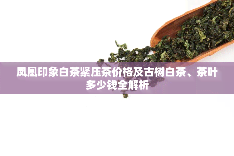 凤凰印象白茶紧压茶价格及古树白茶、茶叶多少钱全解析