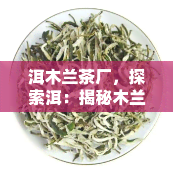 洱木兰茶厂，探索洱：揭秘木兰茶厂的历与文化