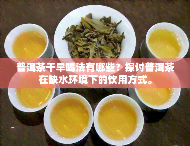 普洱茶干旱喝法有哪些？探讨普洱茶在缺水环境下的饮用方式。